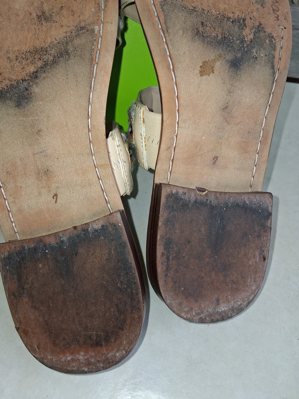 Sam Edelman Beige Braided Concho Slide Sandals - Picture 4 of 11